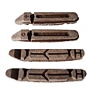 V-brake Pads Rubber High Elasticity Non-Skid Durable For Road Bike Cycling 4 pcs