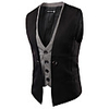 V Neck Vest Regular Color Block Daily Casual Spring Sleeveless White / Black / Red M / L / XL