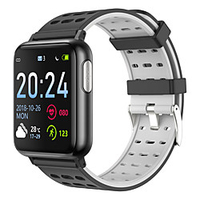 V5 Unisex Smartwatch Bluetooth Waterproof Heart Rate Monitor Blood Pressure Measurement Distance Tracking Information ECGPPG Pedometer Call Reminder Activity Tracker Sleep Tracker