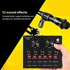V8 Audio Interface Usb Sound Card Webcast Audio Microphone Live Sound Card Usb Bluetooth External Function For Phone Pc