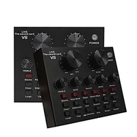 V8 Sound Card Audio Game Interface External Microphone Usb Live Bluetooth Sound Card For Computer Pc Mobile Phone