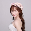 Vacation Wedding Fabric Headpiece with Floral 1 pc Wedding / Party / Evening Headpiece