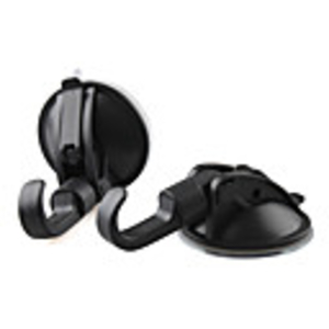 Vacuum Suction Cup Wall Hanger Hook - black (2pc)
