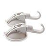 Vacuum Suction Cup Wall Hanger Hook - white (2pc)