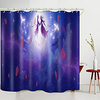 Valentines Day Full Moon Couple Digital Printing Shower Curtain Shower Curtains Hooks Modern Polyester New Design