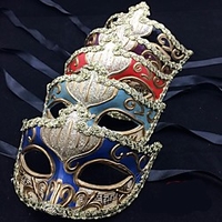 Venetian Mask Venetian Mask Masquerade Mask Half Mask Carnival Mask Adults