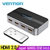 Vention 3 in 1 out HDMI Switch 4K 3D 2.0 HDMI Splitter for PS4 TV Box 3 in 1 out with Remote Control Switch HDMI 2.0 Adapter