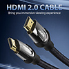 Vention HDMI Cable HDMI Switch Cable for Xiaomi Mi TV Box PS4 Spliiter Swicther 4K@60Hz HDMI to HDMI 2.0 Audio Cable HDMI Cable 15m