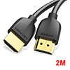 Vention HDMI Cable Slim HDMI to HDMI 2.0 HDR 4K@60Hz for Splitter Extender 1080P Cable for PS4 HDTV Projector 2m Cable HDMI