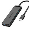 Vention USB C HUB 3.1 Type C to USB 3.0 Adapter Multi USB with Micro USB Charging Port for Xiaomi MacBook2020 Huawei OTG Type C HUB 0.15m