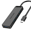 Vention USB C HUB 3.1 Type C to USB 3.0 Adapter Multi USB with Micro USB Charging Port for Xiaomi MacBook2020 Huawei OTG Type C HUB 1m