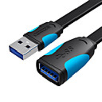 Vention USB Extension Cable 3.0 Male to Female USB Cable Extender Data Cord for Laptop PC Smart TV PS4 Xbox One SSD USB to USB 1.5m