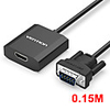 Vention VGA to HDMI Converter Cable Analog AV to Digital Converter Adapter with Audio 1080P for PC Laptop to HDTV Projector hot 0.15m Metal style