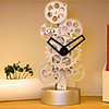 Vertical Gear Table Clock (Made in Japan) (CEG107)