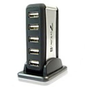 Vertical Tower 7 Port USB 2.0 Hub