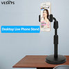 VESKYS Desk Mobile Phone Holder Stand For iPhone iPad Adjustable Metal Desktop Tablet Holder Universal Table Cell Phone Stand miniinthebox