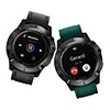 VIBE 6 Wireless Music Player 7/24 Heart Rate Blood Pressure Monitor 10 Exercise Mode 25 Days Standby Smart Watch-Black