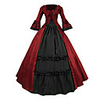 Victorian Medieval 18th Century Vacation Dress Dress Party Costume Masquerade Women