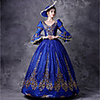 Victorian Rococo Baroque Medieval 18th Century Vacation Dress Dress Outfits Party Costume Masquerade Women