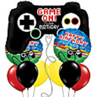 video game controller gaming birthday design set of 9