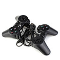 VINSON USB-701D Oppose Joypad Compatible with PC WIN98/ME/2000/XP(Black)