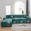 Vintage 1-Piece Sofa Cover Couch Cover Furniture Protector Soft Stretch Sofa Slipcover Spandex Jacquard Fabric Super Fit for 1~4 Cushion Couch and L Shape Sofa, Easy to Install(1 Free Cushion Cover)