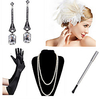 Vintage 1920s The Great Gatsby Gloves Flapper Headband Women