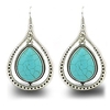 vintage alloy synthetic turquoise necklace fashion jewelry women (189)