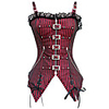 Vintage Gothic Medieval Steampunk Wasp-Waisted Corset Overbust Corset Women