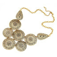 Vintage Hollow-Out Buds Alloy Necklace