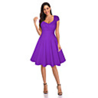 Vintage Inspired Vacation Dress Dress Women
