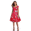 Vintage Inspired Vacation Dress Dress Women