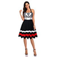 Vintage Inspired Vacation Dress Dress Women