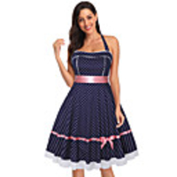 Vintage Inspired Vacation Dress Dress Women