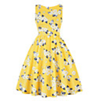 Vintage Inspired Vacation Dress Dress Women