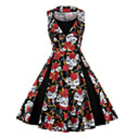 Vintage Inspired Vacation Dress Dress Women