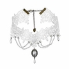 vintage lace gothic style tassel pendant choker victorian palace princess lolita necklace (6)