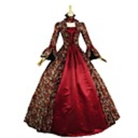 Vintage Rococo Victorian Costume Women