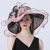 Vintage Style Fashion Tulle / Organza Hats / Headwear with Bowknot / Flower / Trim 1 PC Wedding / Outdoor Headpiece miniinthebox