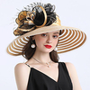 Vintage Style Fashion Tulle / Organza Hats / Headwear with Bowknot / Flower / Trim 1 PC Wedding / Outdoor Headpiece miniinthebox
