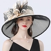 Vintage Style Fashion Tulle / Organza Hats / Headwear with Bowknot / Flower / Trim 1 PC Wedding / Valentine
