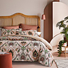 Vintage Style Garden Flower Duvet Cover Set with Zipper Closure Soft Cotton Flower Pattern on 3 Pieces Bedding Quilt Cover Set Queen King Size