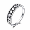 vintage women rings,  925 sterling silver moon ring moon phase ring lunar moon phase ring for women and girls (9)