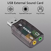 Virtual 5.1 Sound Card External Usb Audio Adapter Usb To Jack Sound Card 3.5mm Headphone For Pc Laptop Notebook
