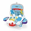voberry doctor kits for kids,  play doctor toy with heartbeat sound stethoscope,  durable medical play set equipment in a solid carrying,  educatiol medical kits for kids toddler girls boys (as show)