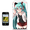 Vocaloid Hatsune Miku Sexy Glasses Version Anime iPhone Case