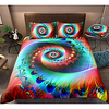 Vortex 3-Piece Duvet Cover Set Hotel Bedding Sets Comforter Cover with Soft Lightweight Microfiber,  Include 1 Duvet Cover,  2 Pillowcases for Double/Queen/King(1 Pillowcase for Twin/Single)