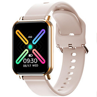 W18 Smartwatch for Apple/Android Phones,  Sports Tracker Support Heart Rate/Blood Pressure Measure