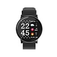 W8 Ultra-thin Racket Bright Screen Large View Heart Rate Blood Pressure Oxygen Weather IP67 Smart Watch