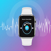 W98 Smartwatch for Apple/Android/Samsung Phones,  Sports Tracker Support Bluetooth Call/Heart Rate/Blood Pressure/Blood-oxygen Measure